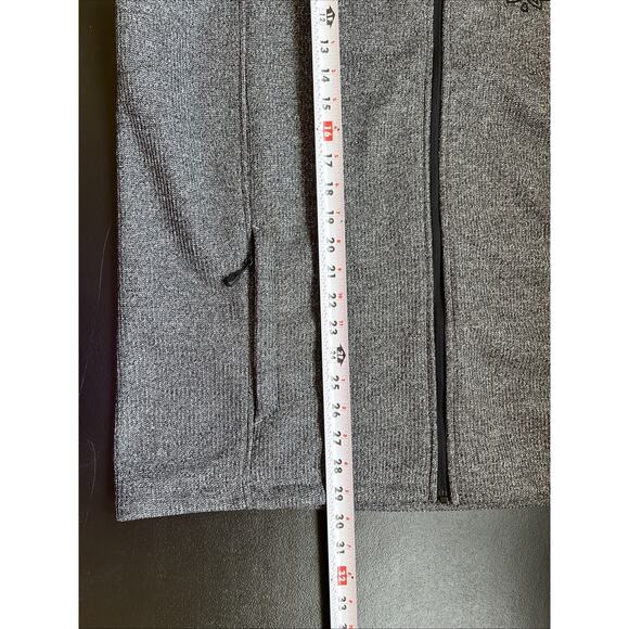OGIO Full Zip Grit Fleece Vest XL Diesel Heather Gray OG730 Rugged Texture Logo - Picture 9 of 9